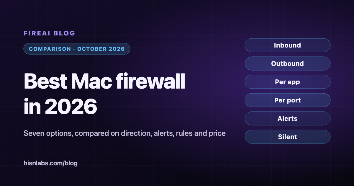 Best Mac Firewall in 2026: Choosing by What You Need