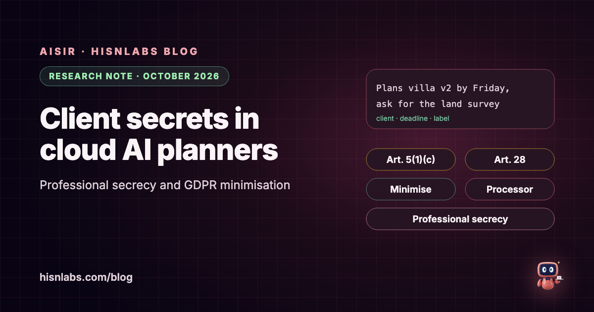 Client confidentiality for freelancers who plan their work in cloud AI tools