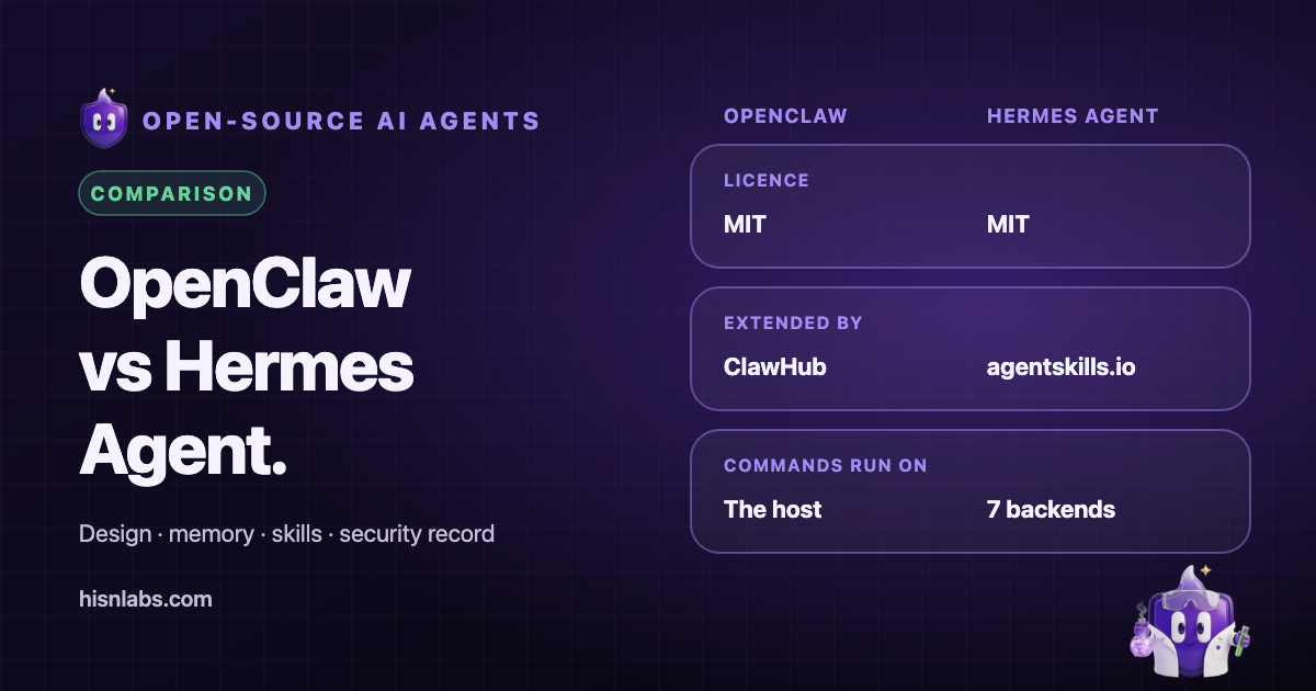 OpenClaw vs Hermes Agent: Two Open-Source Personal AI Agents Compared